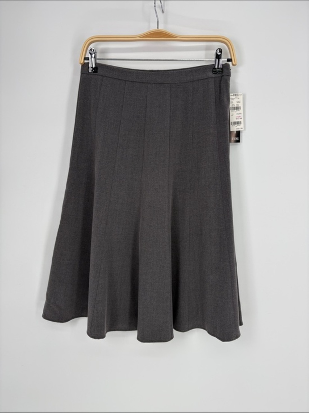 ๐ซ NWT B.Moss Versatile Dark Gray A-Line Knit Skirt